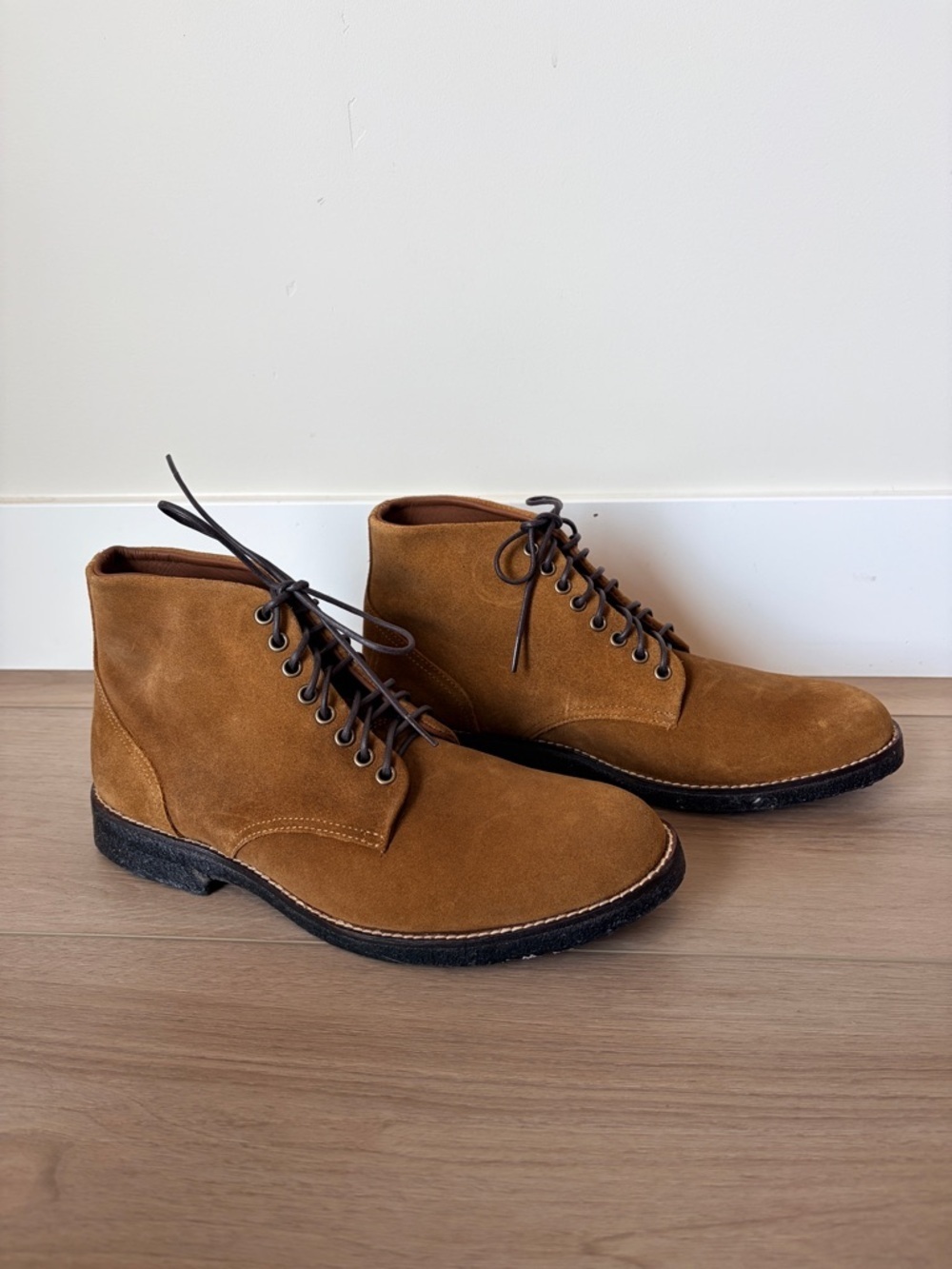 BRAND NEW Brooks Brothers Men's Brown Suede Chukka Boots, Size 11 D